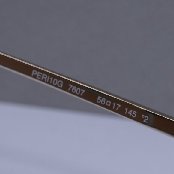 Palm Angels PERI10G QUARTZ 7607 Geometric Sunglasses - Gold/Dark Grey - Picture 9 of 11